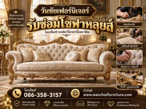 รับซ่อมโซฟาหลุยส์